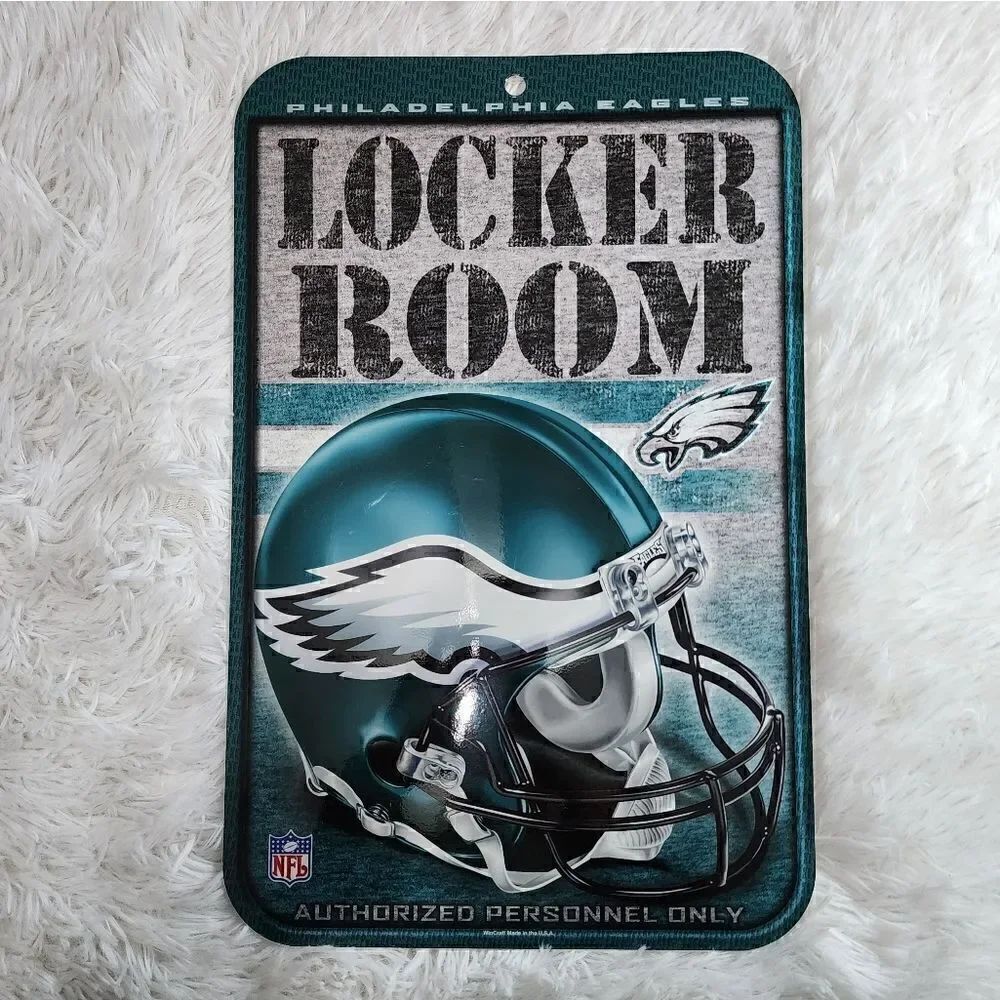 Philadelphia Eagles Helmet Locker Room Sign🦅